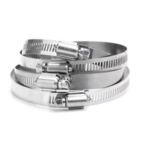 304 acier inoxydable 91-114mm collier de serrage de Type américain réglable fente boulon bande collier de serrage collier de serrage pour la connexion de Tube