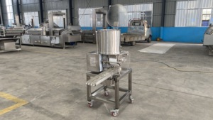 Machine à collation automatique commerciale professionnelle en acier inoxydable tarte à la viande et Hamburger Patty Maker 220v état neuf - Product Image 5