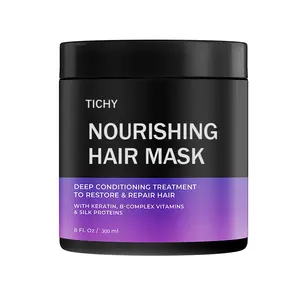 Vendita calda olio di Argan collagene maschera nutriente per capelli essenza vegetale organica migliora la maschera per capelli del cuoio capelluto