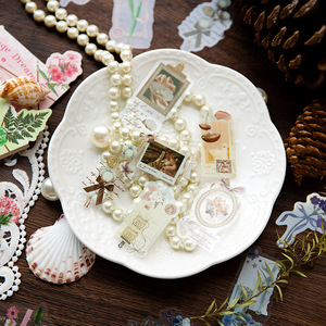 แพ็คเกจสติกเกอร์30ชิ้น/แพ็คชุดภาพตัดปะในฝัน,สมุดบันทึกศิลปะเรโทรภาพตัดปะตกแต่งฐานพิมพ์ภาพวาด4รุ่น - Product Image 3