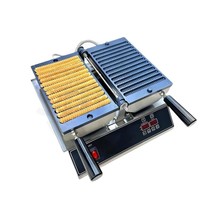 Machine à gaufres commerciale antiadhésive pour petites entreprises, gaufres sur bâtonnet en forme de nid d'abeille
