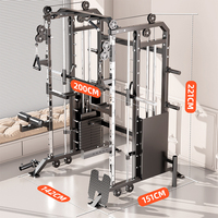 WENDY Appareil de fitness professionnel unisexe tout-en-un, machine Smith multifonctionnelle en acier