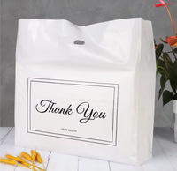 Sacs de rangement à provisions en plastique en vrac Sacs à provisions d'habillement robustes, essentiels quotidiens