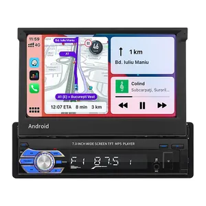 Hot Sale Android 10.0 Navigation GPS Autoradio 1 Din 7 Inch Car DVD Player