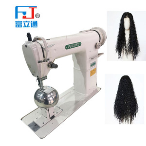 810 Single Needle Wig Periwig Hairpiece Machine Post Bed Big Hook Lockstitch Wig Sewing Machine Wig Making Sewing Machine - Product Image 1
