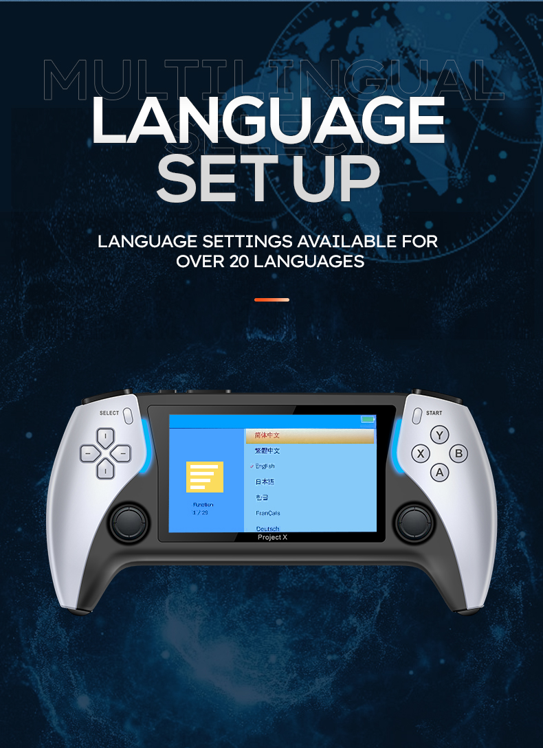 Project X Handheld Game Console - High Quality PS1 Emulator