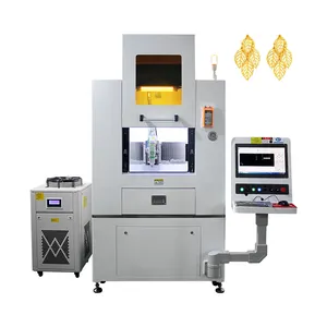 Máquina de corte de laser 1500w 2000w prata 18k joias, de alta precisão, máquina de corte a laser de ouro