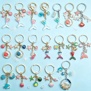 Antique Silver Plated Fish Shaped Key Ring Sea Animal Metal <b>Keychain</b> <b>Custom</b> Design Aquarium Souvenir Gifts Bulk - Product Image 5