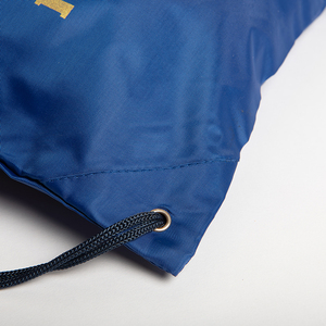 Promoción reutilizable de almacenamiento de poliéster mochila tote eco amigable con cordón bolsa de compras - Product Image 4