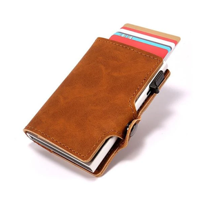 <span class=keywords><strong>Portefeuille</strong></span> Rfid de luxe pour hommes Porte-cartes de visite Pop-up Porte-cartes d'identité <span class=keywords><strong>portable</strong></span> - Product Image 5