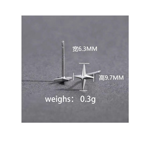 Boucles d'oreilles étoile en acier inoxydable Ganku pour hommes, petites clous d'oreilles simples, mini-piercings, bijoux de mode étanches - Product Image 5