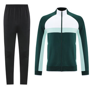 25 Set Pakaian Olahraga Sepak Bola Pria, Jersey Sepak Bola Custom Logo, Seragam Klub Olahraga, Setelan Abu-abu - Product Image 2