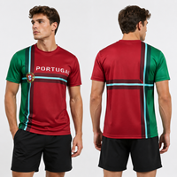 Maillot de football Portugal Style 2026 pour homme – Respirant, séchage rapide, version fan, tenue d'entraînement sportif, uniforme d'équipe