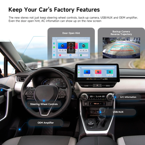 Autoradio Dasaita Android Unité principale multimédia Carplay <span class=keywords><strong>Aide</strong></span> à l'inversion 2019-2022 pour Toyota 5th Gen RAV4 2019-2022 Lecteur DVD de voiture - Product Image 5