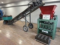 Ligne de production multifonctionnelle semi-automatique de briques creuses simples Machine à blocs de béton africaine populaire