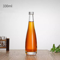 Bouteille en verre pour boissons, eau minérale française Evian haut de gamme, 350 ml, 500 ml, 750 ml, pot en verre, bouteille en verre