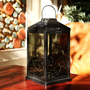 Farol Decorativo Solar con Luces LED en Cadena, Resistente al Agua, para Jardín, Patio, Iluminación Navideña - Product Image 2