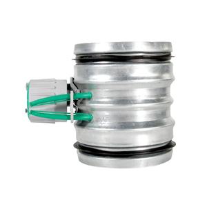 Amortiguador de Control de volumen de aire de acero galvanizado, sistema de conducto redondo <span class=keywords><strong>HVAC</strong></span> - Product Image 4