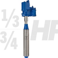 Pompe à turbine submersible Franklin 0,75 CV, pompe électrique AC220V, pompe submersible pour station-service, bleu