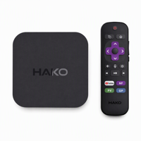 HAKO Android 14 Streaming TV Box RK3539 2GB+16GB / 4GB+32GB untuk Unduh Aplikasi YouTube Google Play