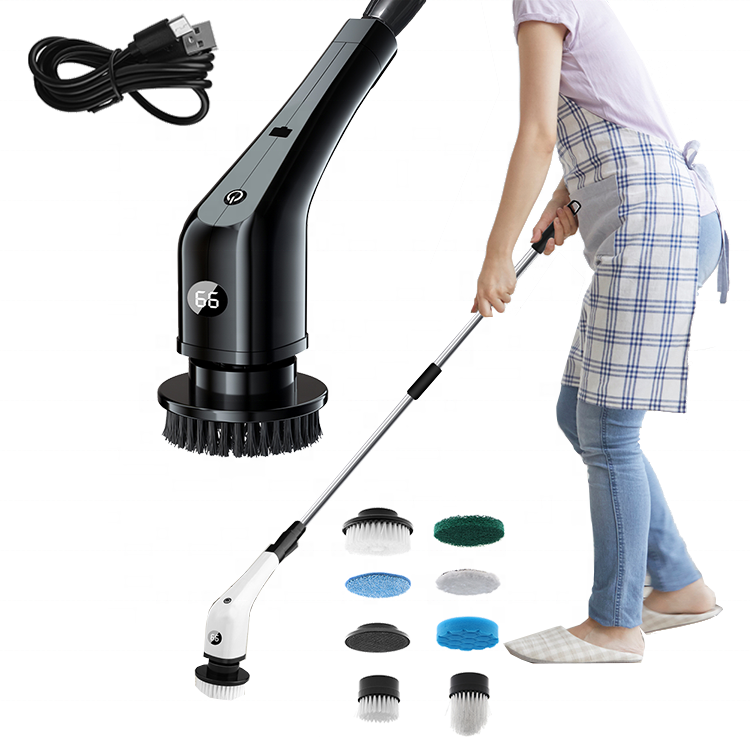 Upgrade Electric Spin Scrubber Cordless Cleaning