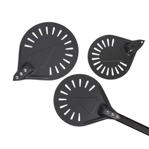 Pelle à <span class=keywords><strong>pizza</strong></span> en aluminium perforée, plusieurs tailles pour utilisation au four, idéale pour la cuisson et le transfert facile des pizzas - Product Image 6