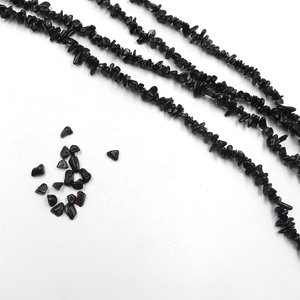 Negro venta al por mayor de cristal de obsidiana de grava, la <span class=keywords><strong>piedra</strong></span> para la decoración de la casa - Product Image 3