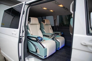 Trône de cristal ensoleillé 4.0 siège de voiture de luxe inclinable VIP personnalisé sièges de capitaine pour caravane Alphard Vellfire Hiace - Product Image 2