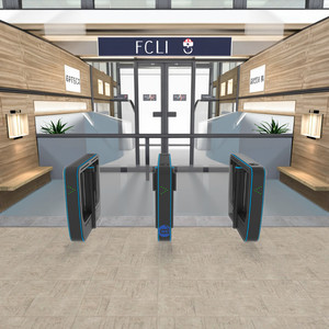 Wkt יוקרה במהירות גבוהה כניסה נדנדה שער עם טביעת אצבע פנים זיהוי & Qr קוד עבור איצטדיונים ספריות & לובי - Product Image 4