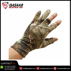 Tres cortes dedos transpirables antideslizantes camuflajes caza junglas-impresiones guantes de pesca en Qasaabco - Product Image 2