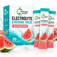 Poudre d'électrolytes sans sucre, zéro calorie, mélange de poudre de boisson électrolytique, supplément nutritionnel sportif
