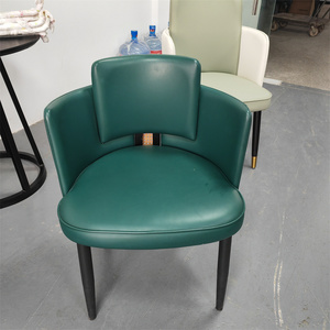 Silla de <span class=keywords><strong>comedor</strong></span> de terciopelo de lujo de estilo italiano moderno, muebles de <span class=keywords><strong>restaurante</strong></span> con reposabrazos trasero suave <span class=keywords><strong>para</strong></span> Villa, Hotel y apartamento - Product Image 2