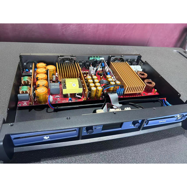 Digital Power Amplifier Pro Audio 1.5U Power 2 Channel 2X1000W Professional Sound System