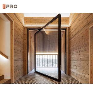 <span class=keywords><strong>Porte</strong></span> <span class=keywords><strong>d</strong></span>'<span class=keywords><strong>entrée</strong></span> japonaise en aluminium, cadre de charnières, modèle moderne, bon marché, <span class=keywords><strong>porte</strong></span> pivotante en verre - Product Image 5