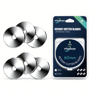 60mm Rotary Cutter Blade Fits Olfa,Fiskars,Rotary Blade for Arts Crafts Quilting <b>Scrapbooking</b> Sewing,Sharp and Durable - Product Image 1