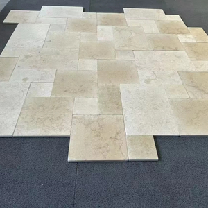 Pavés en <span class=keywords><strong>pierre</strong></span> <span class=keywords><strong>de</strong></span> calcaire beige à motif Versailles naturel pour <span class=keywords><strong>jardin</strong></span> et allée - Product Image 1