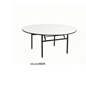 Round <b>Marble</b> <b>Top</b> Dining <b>Table</b> With Wood Legs Minimalist Modern Design 34396-NC25 - Product Image 3