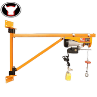 Mini palan électrique 220V avec support mural rotatif pour levage de petits grains domestiques