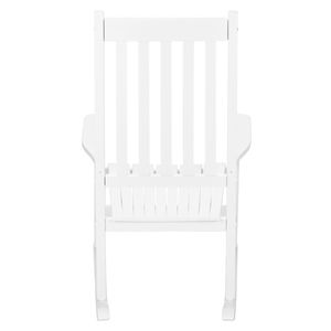 DB Outdoor/Indoor Square Wooden <b>Rocking</b> <b>Chair</b> 68.5*86*115CM <b>Rocking</b> <b>Chair</b> with Comfortable <b>Rocking</b> Motion - Product Image 4
