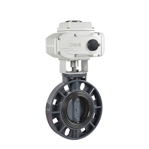 Válvula de Mariposa Motorizada de UPVC con Control Analógico de 4-20 mA COVNA para Sistema de Suministro de Agua - Product Image 1