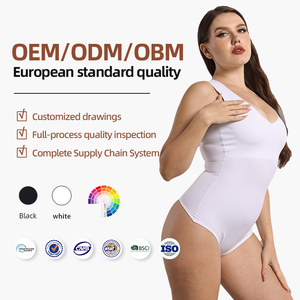 Century Beauty Custom Women Shapewear Bodysuit Private Label Slim Tummy Control Thong Body Seamless Waist Trainer Body Shaper