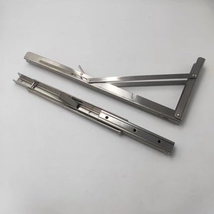 Supports d'étagères pliables Support d'étagère pliable en acier inoxydable robuste Étagère de montage mural à <span class=keywords><strong>angle</strong></span> en L - Product Image 4