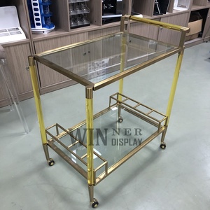 Đẹp hai lớp thân thiện với môi trường cho màn hình tùy chỉnh đứng cho khách sạn hãng hàng không chất lượng cao phong cách hiện đại dịch vụ xe đẩy - Product Image 5