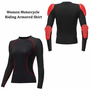 Camiseta de carreras con protección corporal, camiseta reflectante para montar en motocicleta, con almohadillas protectoras de talla grande XXL XXXL