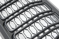 JK Off Road Accessoires Grille avant pour Jeep Upgrade Facelift Parts Grille de pare-chocs avant automobile