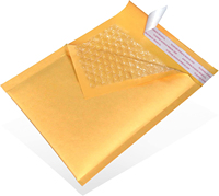 Enveloppes rembourrées en papier kraft recyclable neuves, sacs d'expédition protecteurs biodégradables