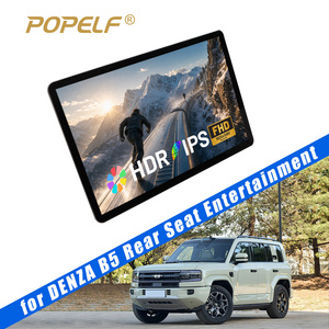 หน้าจอสัมผัส IPS ขนาด 13.3 นิ้ว ความละเอียด 1080P FHD ระบบ Android 13.0 เครื่องเล่นวิดีโอติดพนักพิงศีรษะในรถยนต์, 8-Core 4G+64G, ช่องต่อ HDMI, WiFi, Bluetooth, FM สำหรับรถยนต์ BYD Denza - Product Image 1
