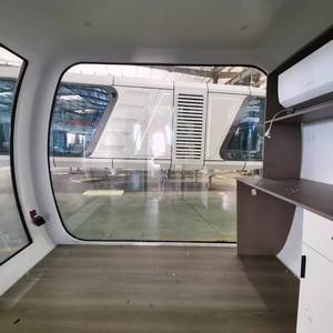 Tiny House, cabine de couchage en acier, pods modulaires pour l'intimité, design moderne imperméable, hôtel, couchage, travail, capsules de sommeil innovantes - Product Image 3