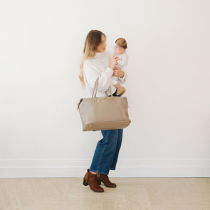 Grand <span class=keywords><strong>sac</strong></span> à langer imperméable pour maman, <span class=keywords><strong>sac</strong></span> à langer multifonctionnel pour <span class=keywords><strong>bébé</strong></span>, <span class=keywords><strong>sac</strong></span> de week-end de luxe, style vintage, léger, logo <span class=keywords><strong>personnalisé</strong></span> - Product Image 6