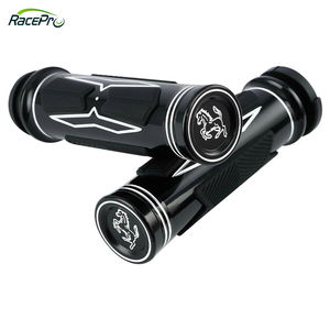 RACEPRO-Empuñaduras <span class=keywords><strong>de</strong></span> manillar <span class=keywords><strong>de</strong></span> corte <span class=keywords><strong>de</strong></span> borde CNC para motocicleta <span class=keywords><strong>de</strong></span> 1 "y 25mm para Harley Sportster 883 1200 Touring Dyna Softail - Product Image 2
